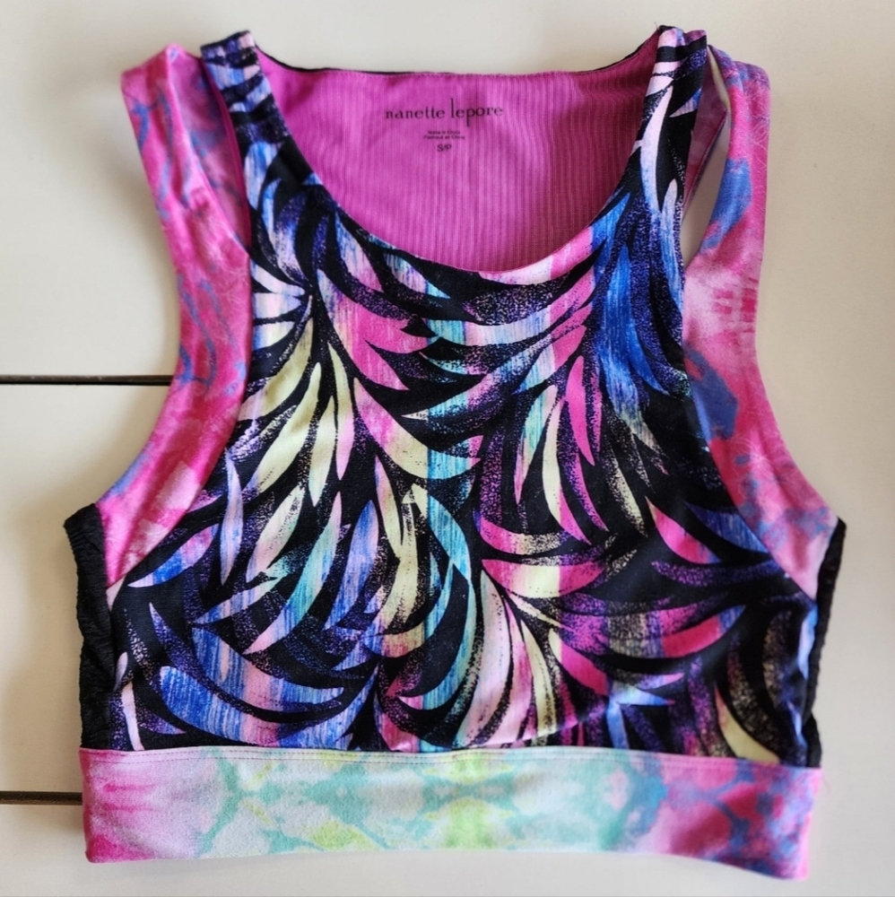 Nanette Lepore Sports Bra Top Small